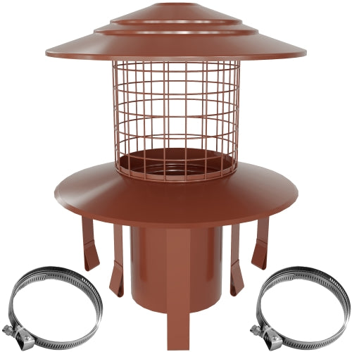 MI-FLEX Pot Hanging Cowl (Terracotta) - Ø125
