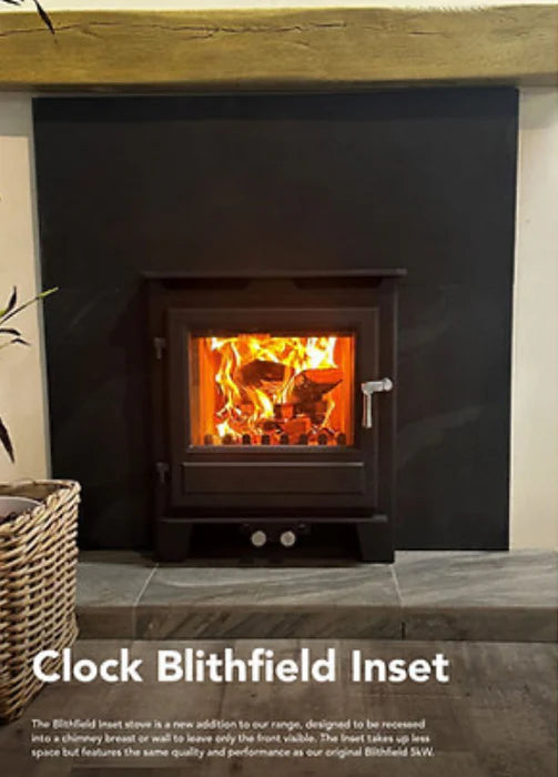 Clock Blithfield Inset - Pre order required - Collection Only