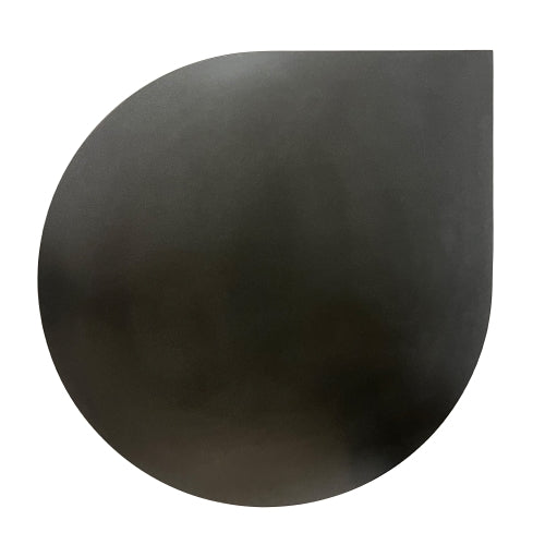 Teardrop Large Black Granite Hearth - 20mm thick