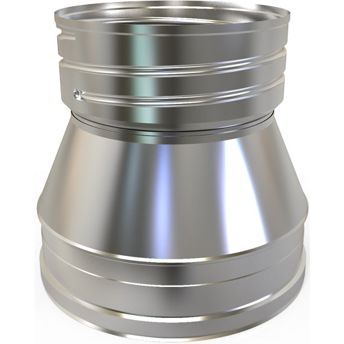 Twin wall to Flex adaptor 125