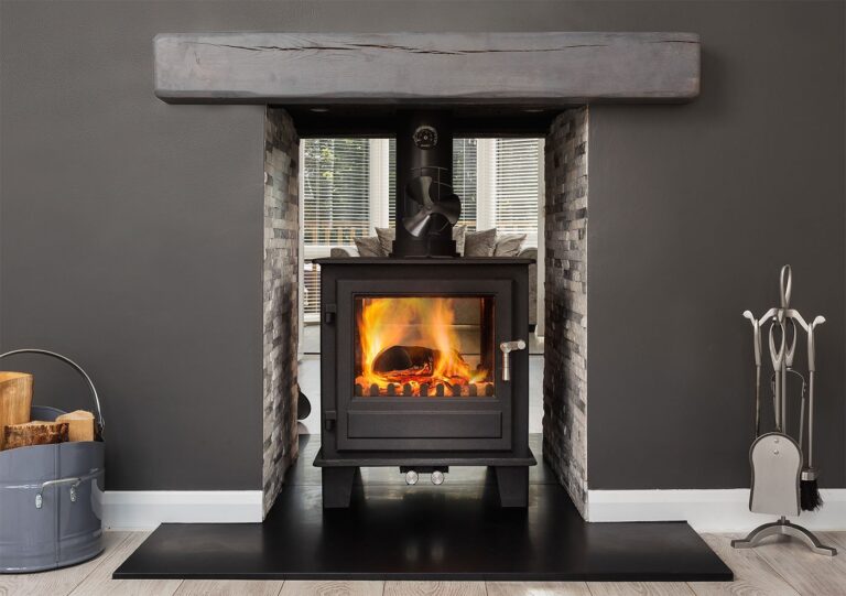 The Clock Blithfield Double Side Stove