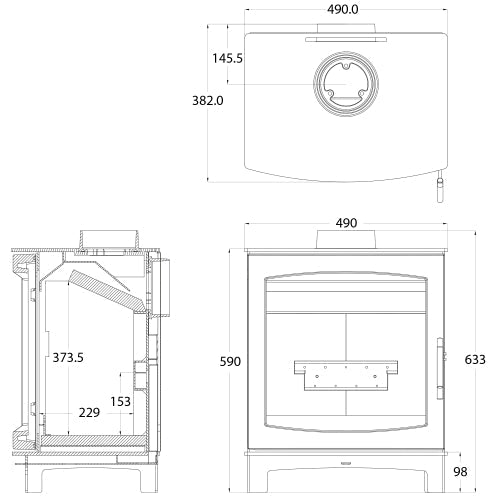 Large Tinderbox Wood Stove