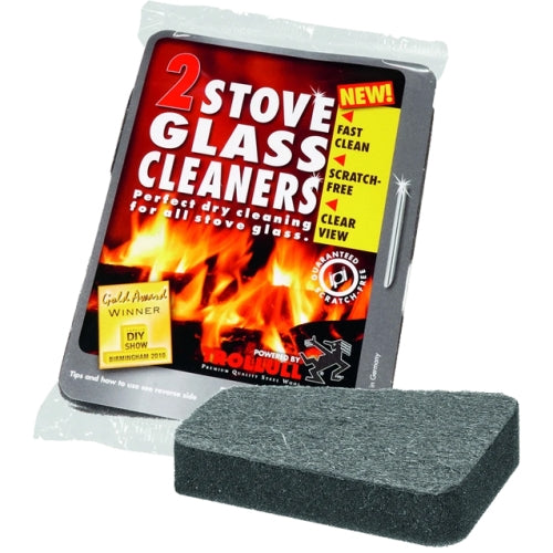 Stove Glass Cleaning Sponge, 2 pieces.