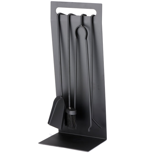 4 Piece Fireplace set Black