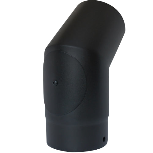 VIT-Smooth GLOSS - Smooth 45°/135° Elbow with Door - Ø125mm