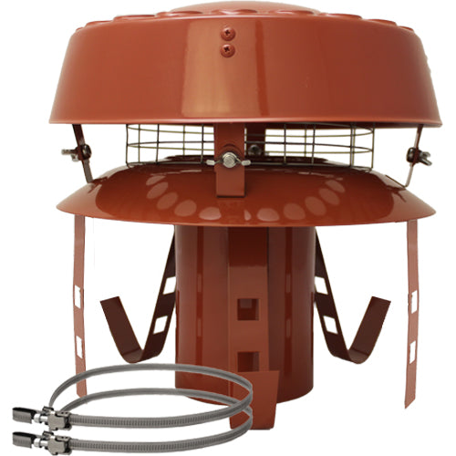 Pot Hanger with Anti Downdraft Cowl 125
