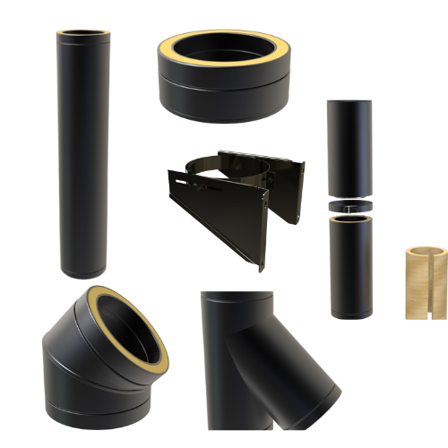 Adjustable | Twin Wall Flue External System | Single Storey | 4.5m