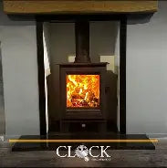 Clock Sudbury Compact Wood - Pre order required - Collection Only